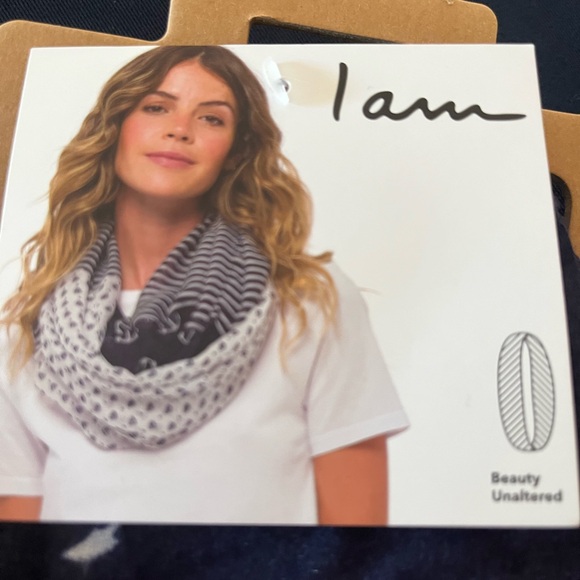 Ladies infinity nautical scarf by I am. - Picture 2 of 12